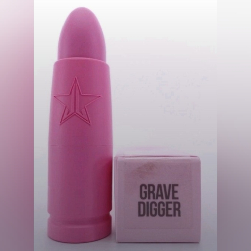 Jeffree Star Pink Lipstick with Star Embossing